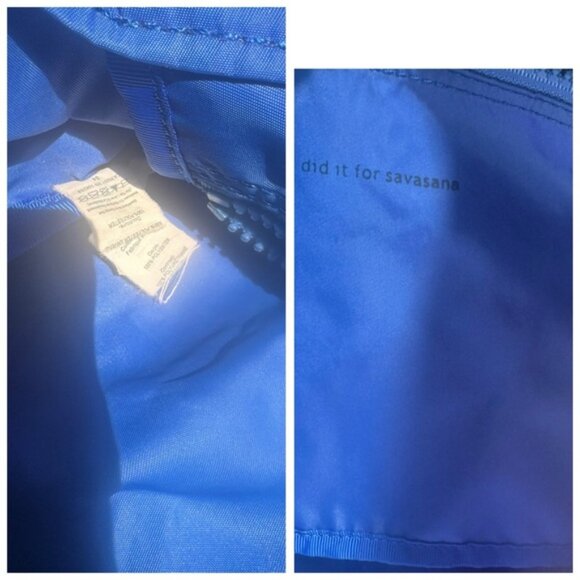 Lululemon Post Savasana Tote Nylon Packable Pockets Water Resistant Shoulder Bag - Picture 12 of 16